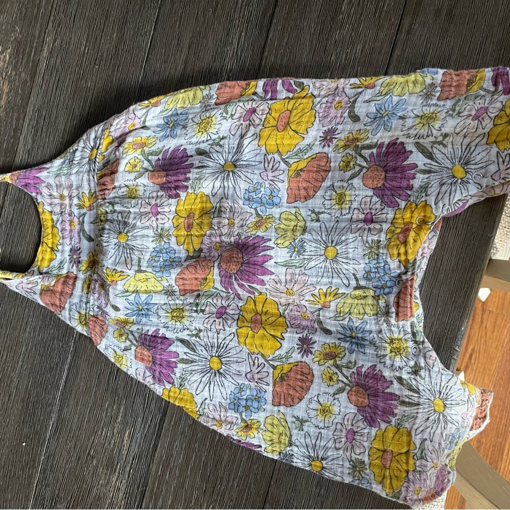 Angel Dear floral tie jumper